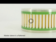 درجه حرارت بالا، گرما کوچک کردن آستین شناسایی کاهش نسبت 2:1