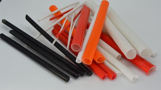 مقاومت در برابر خوردگی 1mm 40mm لوله های فیبر شیشه ای با مقاومت در برابر دمای بالا