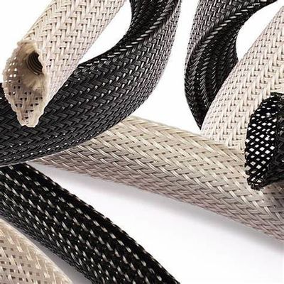 UL RoHS سیاه PET کشش قابل پیچیدن آستین مقاوم در برابر دمای بالا