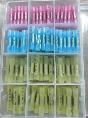 ضد آب محبوب جفت کننده های دریایی 300pcs Solder Sleeve Wire Splices Solder Seal Heat Shrink Butt Connector
