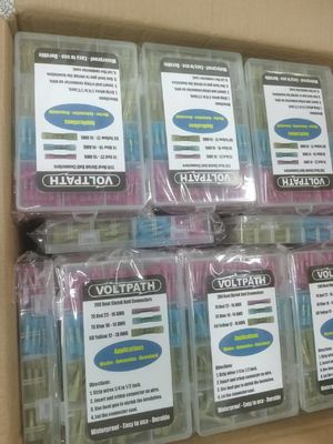 ضد آب محبوب جفت کننده های دریایی 300pcs Solder Sleeve Wire Splices Solder Seal Heat Shrink Butt Connector