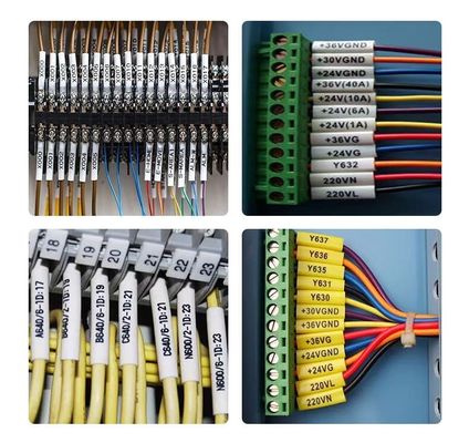 لوازم جانبی کابل های الکتریکی سفارشی کراس دوست داشتنی پولیوولفین لوله شناسایی گرما کوچک کردن آستین شناسایی
