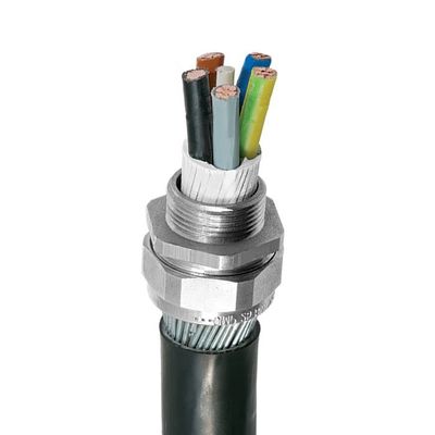 M10X1.5 ((3-6.5) نکل شده غده کابل مس IP68 اتصال ضد آب